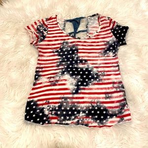 Guess - American Flag - Country style top